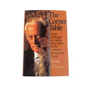 The Corner Table Hardcover Kurt Niklas Signed 2000